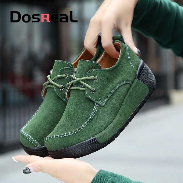 dosreal women flats shoes ladies spring new platform flats suede leather casual shoes lace thick sole boat for females, Black
dosreal women flats shoes ladies spring new platform flats suede leather casual shoes lace thick sole boat for females, Black