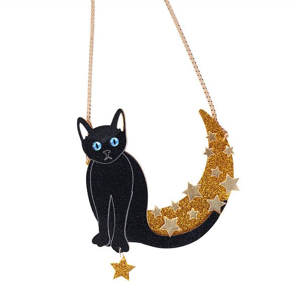 pendant necklaces fashion lovely acrylic cat moon star for women girls long chain chocker necklace pendants sweater jewelry, Silver
pendant necklaces fashion lovely acrylic cat moon star for women girls long chain chocker necklace pendants sweater jewelry, Silver