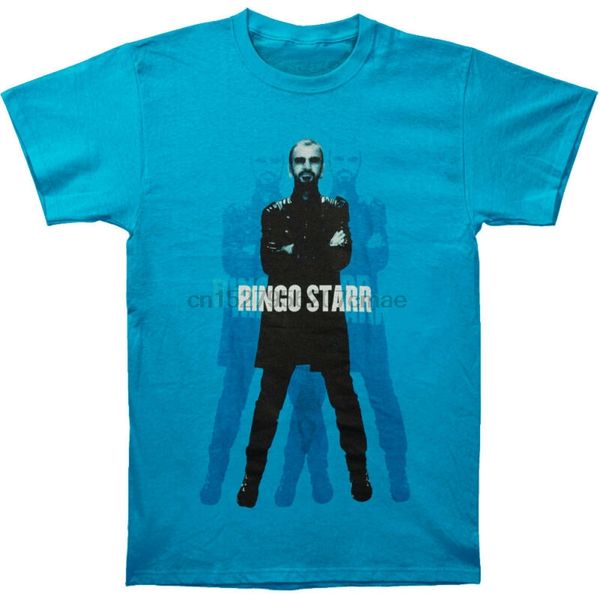 ringo starr men's ringo starr standing t-shirt blue