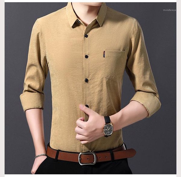 dress shirts spring autumn long sleeve lapel neck casual 6 colors men designer business shirt solid color mens, White;black
dress shirts spring autumn long sleeve lapel neck casual 6 colors men designer business shirt solid color mens, White;black