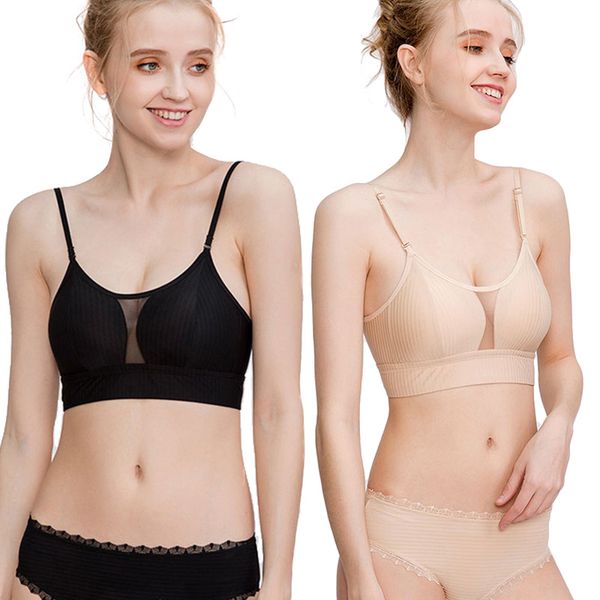 gym clothing large open back bra without steel ring invisible dress underwear thin seamless smooth surface with insert bras sports vest, White;black
gym clothing large open back bra without steel ring invisible dress underwear thin seamless smooth surface with insert bras sports vest, White;black