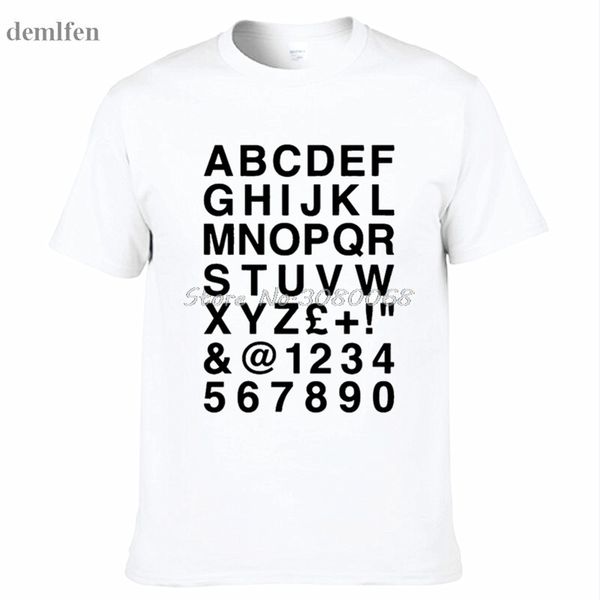 novelty alphabet letters & numbers personalized custom t-shirt men's casual cotton o-neck t shirt male camiseta tshirt homme
novelty alphabet letters & numbers personalized custom t-shirt men's casual cotton o-neck t shirt male camiseta tshirt homme