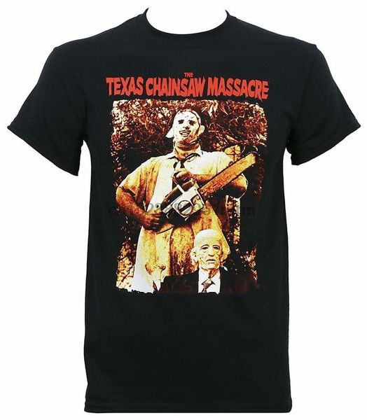 clothing texas chainsaw massacre mens leatherface and grandpa t shirt