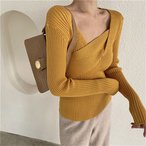 women's sweaters alien kitty autumn fashion versatile knitted women design irregular v-neck long sleeve sweater 2021 loose bottoming sh, White;black
women's sweaters alien kitty autumn fashion versatile knitted women design irregular v-neck long sleeve sweater 2021 loose bottoming sh, White;black