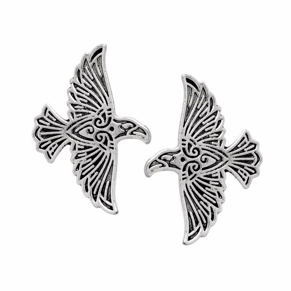 viking flying raven pin bronze norse crow brooch for men vinatge animal pins button badge sweater coat collar brooches, Gray
viking flying raven pin bronze norse crow brooch for men vinatge animal pins button badge sweater coat collar brooches, Gray