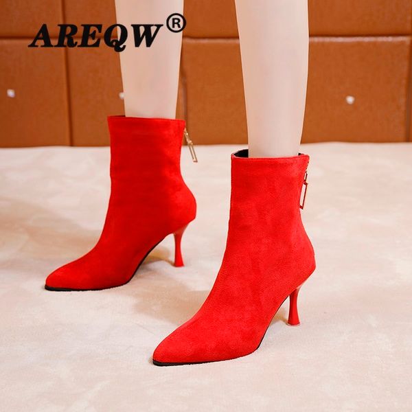 2020 fashion high heels boots for women winter shoes pointed toe ladies ankle boots women winter thin heel, Black
2020 fashion high heels boots for women winter shoes pointed toe ladies ankle boots women winter thin heel, Black