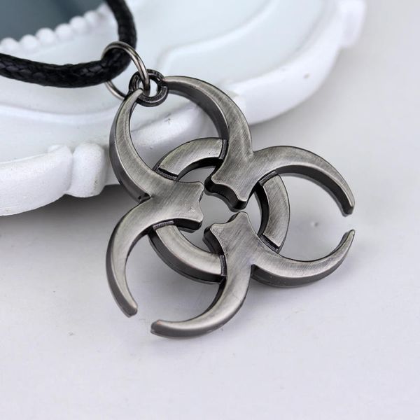 zxmj biohazard necklace movie related products alloy pendant rope chain biohazard jewelry for women and men gift sale, Silver
zxmj biohazard necklace movie related products alloy pendant rope chain biohazard jewelry for women and men gift sale, Silver
