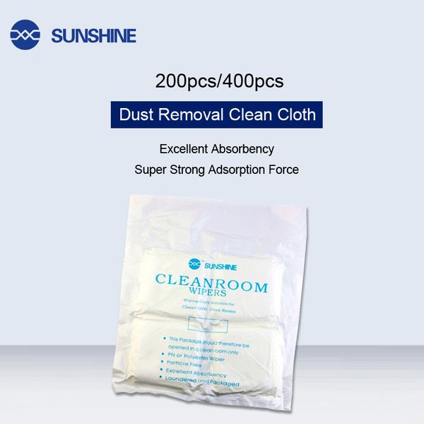 disposable electrostatic dust removal clean cloth soft cleanroom wiper cleaning non dust lcd repair tools 400pcs/200pcs
disposable electrostatic dust removal clean cloth soft cleanroom wiper cleaning non dust lcd repair tools 400pcs/200pcs