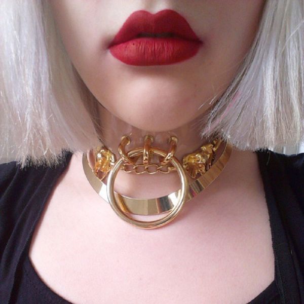 harajuku 100%handmade clear o-round collar punk rock gothic choker necklace belt torques gold-color ing, Golden;silver
harajuku 100%handmade clear o-round collar punk rock gothic choker necklace belt torques gold-color ing, Golden;silver