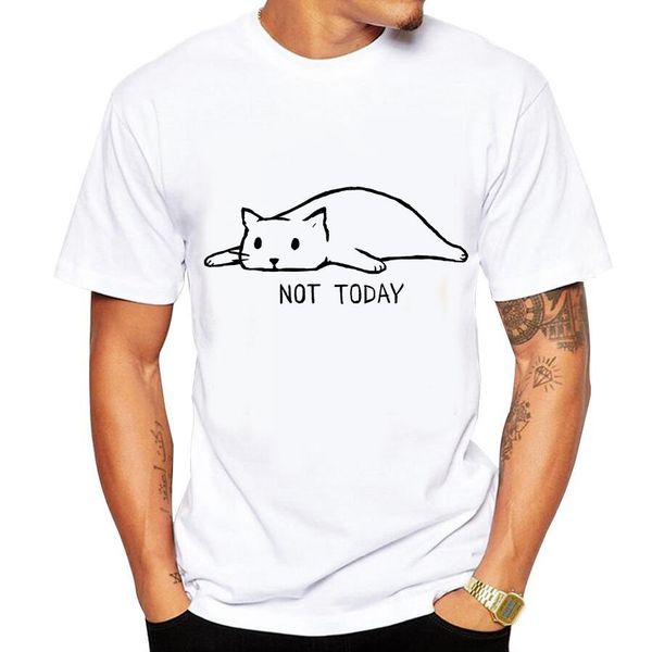 summer 2019 not today men's t-shirt cotton short sleeve round neck vogue hipster funny lazy cat animal print t shirts homme
summer 2019 not today men's t-shirt cotton short sleeve round neck vogue hipster funny lazy cat animal print t shirts homme