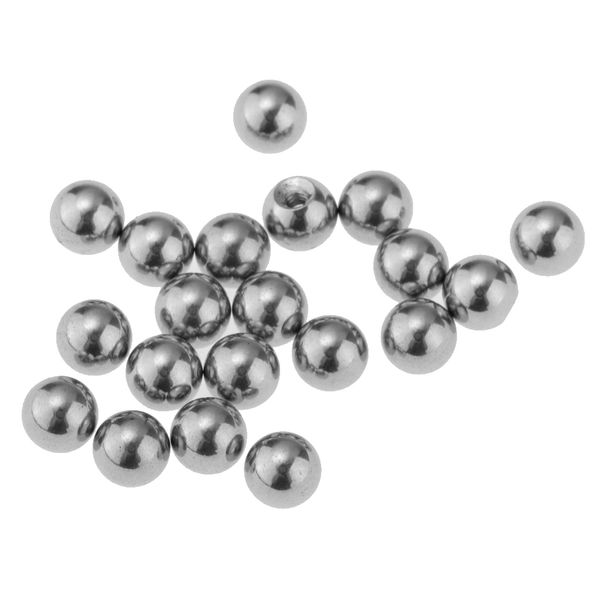 20pcs 5mm spare replace ball lip labret belly navel 16g barbell jewelry accessories, Slivery;golden
20pcs 5mm spare replace ball lip labret belly navel 16g barbell jewelry accessories, Slivery;golden