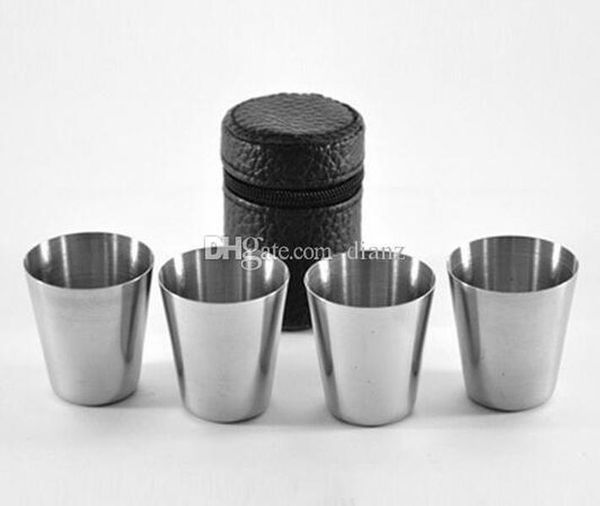 4pcs/set mini 30ml portable stainless steel wine cups drinking liquor alcohol whisky vodka bottle mug travel barware accessories
4pcs/set mini 30ml portable stainless steel wine cups drinking liquor alcohol whisky vodka bottle mug travel barware accessories