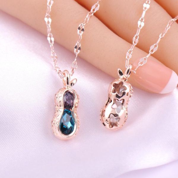 newly peanut necklace alloy charm lucky pendant clavicle chain jewelry accessories for women fif66, Silver
newly peanut necklace alloy charm lucky pendant clavicle chain jewelry accessories for women fif66, Silver