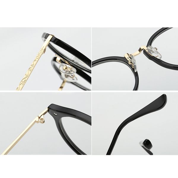 vintage men women eyeglass round frame clear full rim spectacles eyewear optical, Black
vintage men women eyeglass round frame clear full rim spectacles eyewear optical, Black