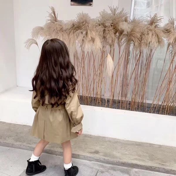 winter new fashion clothes for child brand coat high-end button khaki trench girl birthday outerwear outfit, Blue;gray
winter new fashion clothes for child brand coat high-end button khaki trench girl birthday outerwear outfit, Blue;gray