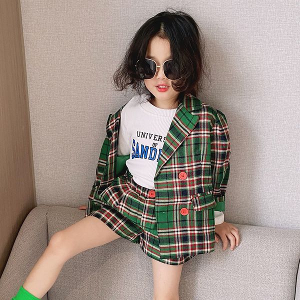 children's clothing children's 2020 autumn new product plaid embroidery suit jacket shorts 2-piece suit 0927, White
children's clothing children's 2020 autumn new product plaid embroidery suit jacket shorts 2-piece suit 0927, White