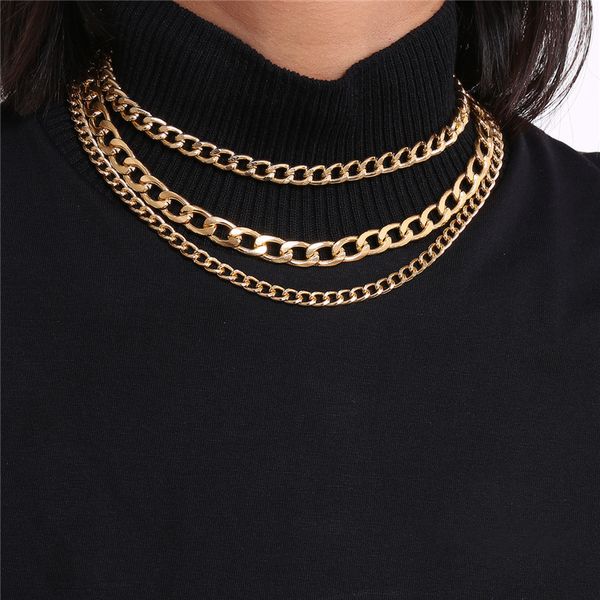 бесплатная доставка многослойной коренастые цепей choker ожерелье для женщин свитер ожерелье золота kolye, Silver
бесплатная доставка многослойной коренастые цепей choker ожерелье для женщин свитер ожерелье золота kolye, Silver
