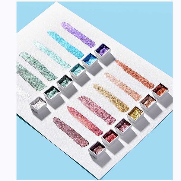 12 /36/48colors solid watercolor paints set textured pearlescent pigment metallic glitter suit portable art supplies
12 /36/48colors solid watercolor paints set textured pearlescent pigment metallic glitter suit portable art supplies