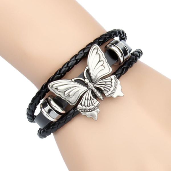 charm bracelets pu leather adjustable biker strap braided rope cord bracelet punk gothic men fashion jewelry, Golden;silver
charm bracelets pu leather adjustable biker strap braided rope cord bracelet punk gothic men fashion jewelry, Golden;silver