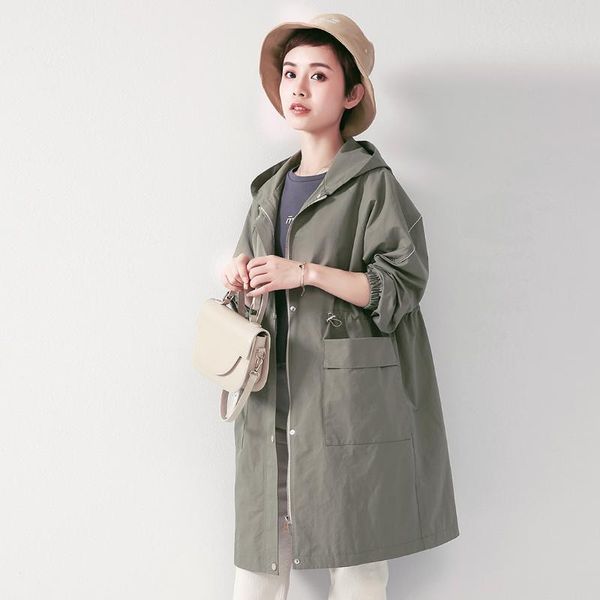spring autumn new windbreaker outdoor trekking travel camping women's korean style all-match simple trendy mid-length coat, Blue;black
spring autumn new windbreaker outdoor trekking travel camping women's korean style all-match simple trendy mid-length coat, Blue;black