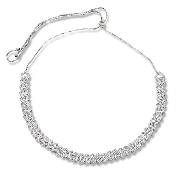 10mm iced out bling miami cuban link chain adjustable size necklace choke for women jewelry micro pave cz slider cuban chain, Silver
10mm iced out bling miami cuban link chain adjustable size necklace choke for women jewelry micro pave cz slider cuban chain, Silver