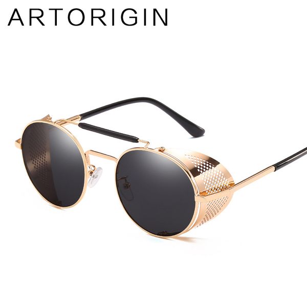 sunglasses artorigin round steampunk men women cool mirror punk goggles vintage personality eyewear gafas 9234, White;black
sunglasses artorigin round steampunk men women cool mirror punk goggles vintage personality eyewear gafas 9234, White;black