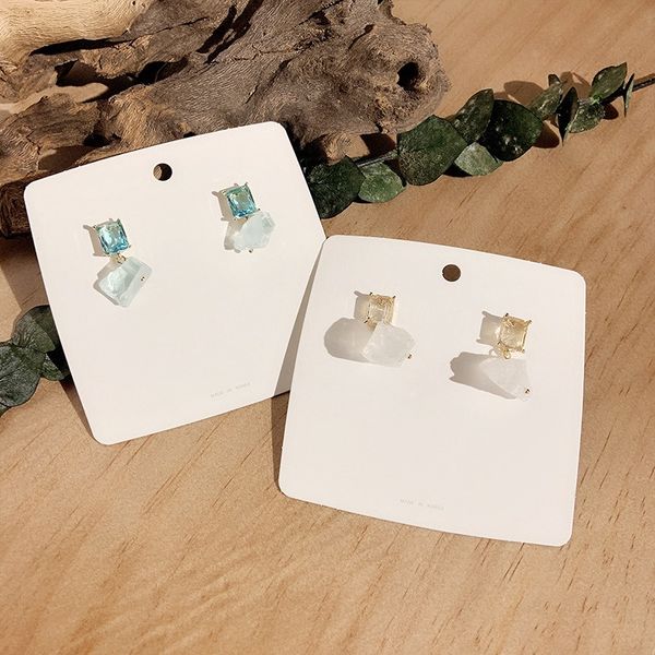 dangle & chandelier mengjiqiao korean irregular natural stone crystal drop earrings for women vintage sqaure pendientes fashion girl jewerly, Silver
dangle & chandelier mengjiqiao korean irregular natural stone crystal drop earrings for women vintage sqaure pendientes fashion girl jewerly, Silver
