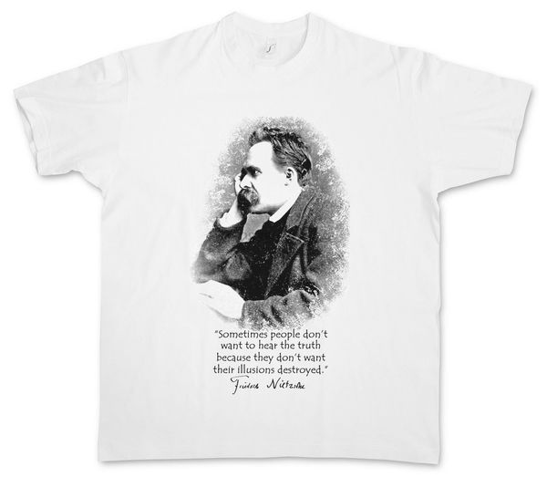 friedrich nietzsche illusions t-shirt quote illusions truth nihilism 100% cotton brand new t shirts
friedrich nietzsche illusions t-shirt quote illusions truth nihilism 100% cotton brand new t shirts