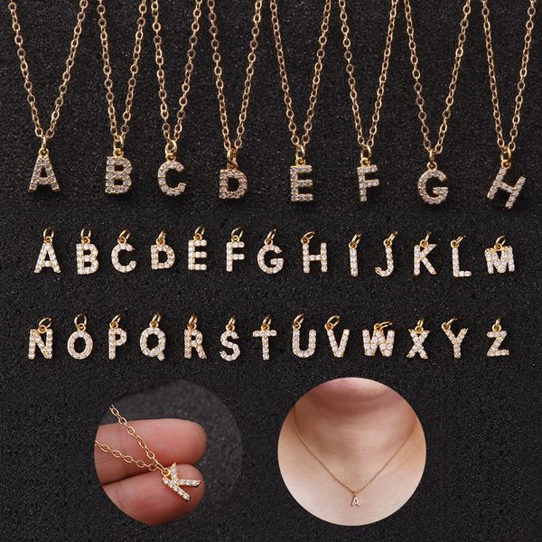 chokers tiny trendy cubic zirconia alphabet letter necklace gold name pendant for women fashion korea jewelry x-l012, Golden;silver
chokers tiny trendy cubic zirconia alphabet letter necklace gold name pendant for women fashion korea jewelry x-l012, Golden;silver