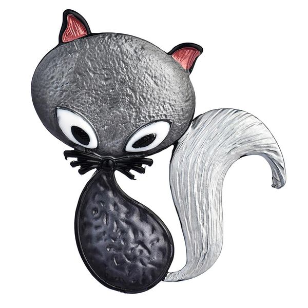 brooch of magnetic fox brooches for children boys girl gifts fashion enamel brooch pin jewelry badges hat backpack accessories, Gray 
brooch of magnetic fox brooches for children boys girl gifts fashion enamel brooch pin jewelry badges hat backpack accessories, Gray