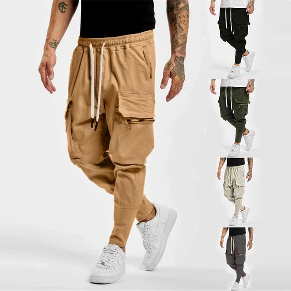 new 2020 casual beat pants men's casual sports pants solid color cotton overalls cone mid-waist trousers, Blue
new 2020 casual beat pants men's casual sports pants solid color cotton overalls cone mid-waist trousers, Blue