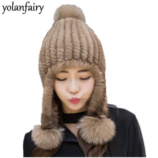 women's natural hat winter hats for women large fur pompom streetwear hat with ears thick caps czapka zimowa my821, Blue;gray
women's natural hat winter hats for women large fur pompom streetwear hat with ears thick caps czapka zimowa my821, Blue;gray