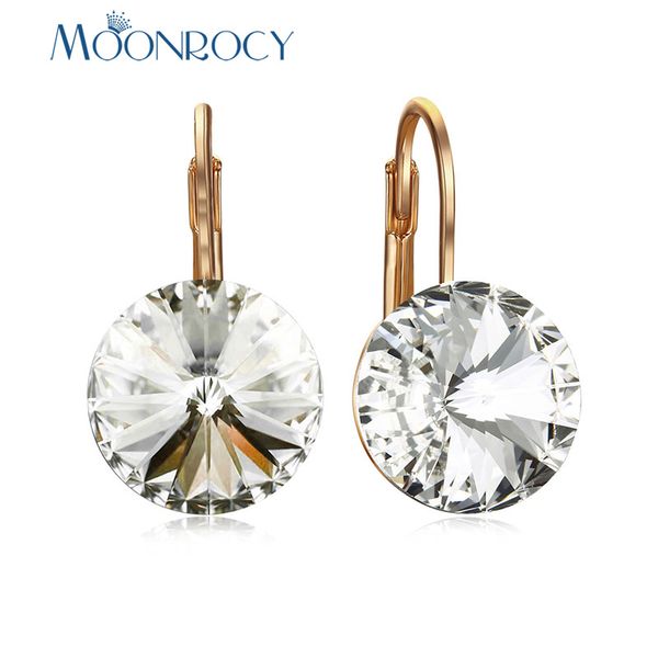 moonrocy white crystal earrings rose gold / silver color round party jewelry wholesale for women girls drop shipping gift
moonrocy white crystal earrings rose gold / silver color round party jewelry wholesale for women girls drop shipping gift