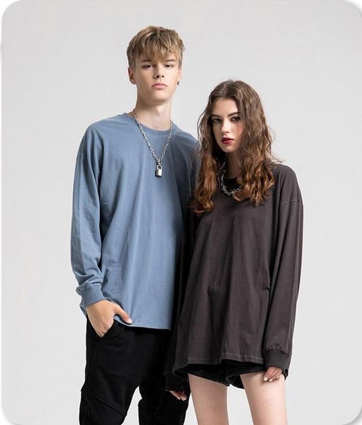 Be men wear | 2020 autumn versatile solid color base shirt mens and womens oversize high street fashion brand long sleeve T-shirt
Be men wear | 2020 autumn versatile solid color base shirt mens and womens oversize high street fashion brand long sleeve T-shirt