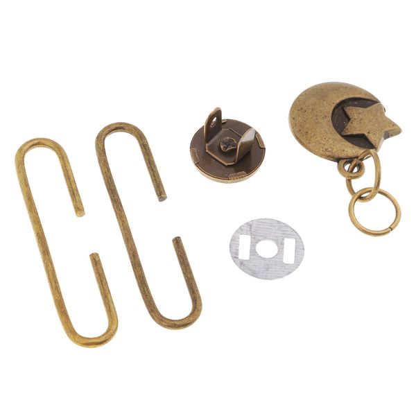 1 set diy vintage metal purse frames c shape clasps bag lock coin bag accessory, Black
1 set diy vintage metal purse frames c shape clasps bag lock coin bag accessory, Black