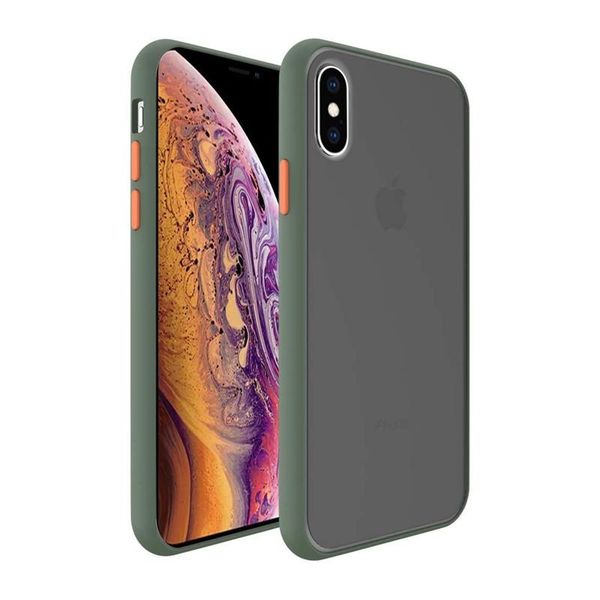 shockproof protective case for iphone xs xr xs max case with pc back and soft tpu translucent matte case
shockproof protective case for iphone xs xr xs max case with pc back and soft tpu translucent matte case