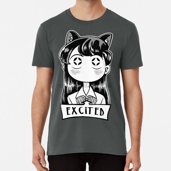 miss komi excited t shirt manga komi san komisan shouko communication anime cartoon komi