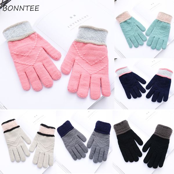 gloves women full finger thickening warm knitted patchwork winter womens stretchy simple pink sweet couples accessories daily, Blue;gray
gloves women full finger thickening warm knitted patchwork winter womens stretchy simple pink sweet couples accessories daily, Blue;gray