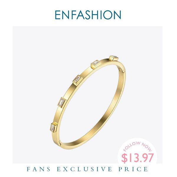 enfashion zirconia crystal cuff bracelet manchette gold color stainless steel bangle bracelet for women bracelets bangles 172002, Black
enfashion zirconia crystal cuff bracelet manchette gold color stainless steel bangle bracelet for women bracelets bangles 172002, Black