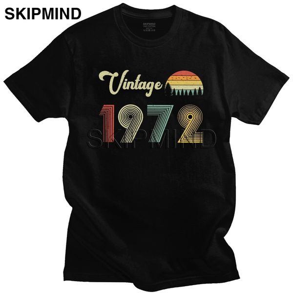 vintage 1972 48th birthday t shirt men pure cotton casual t-shirt short sleeved retro vintage classic 48 years old tee apparel
vintage 1972 48th birthday t shirt men pure cotton casual t-shirt short sleeved retro vintage classic 48 years old tee apparel