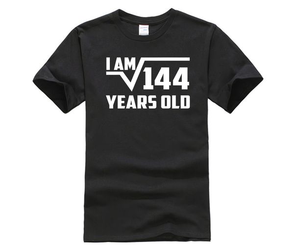 fashion t shirt square root of 144 shirt gifts for 12 year old man 100% cotton