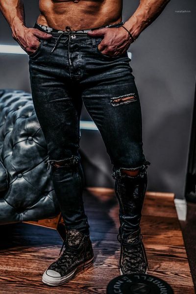 summer skinny casual men designer pencil pants youth sell trousers black hole slim men jeans spring, Blue
summer skinny casual men designer pencil pants youth sell trousers black hole slim men jeans spring, Blue