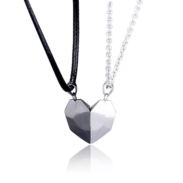 pendant necklaces pjx romantic heart necklace electroplating white copper black and wishing stone valentine's day gift, Silver
pendant necklaces pjx romantic heart necklace electroplating white copper black and wishing stone valentine's day gift, Silver