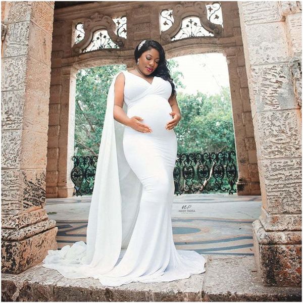 long chiffon maternity cloak dress pregnancy pgraphy props maxi maternity gown baby shower dresses all-purpose dress, White
long chiffon maternity cloak dress pregnancy pgraphy props maxi maternity gown baby shower dresses all-purpose dress, White