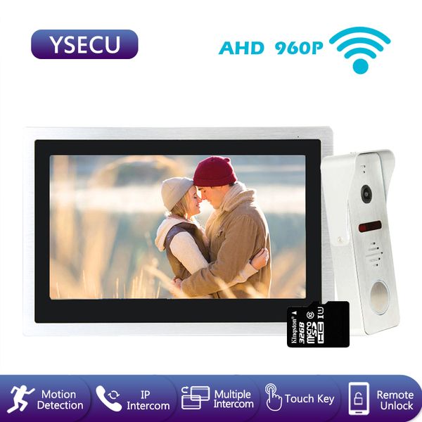 video door phones ysecu 10'' ahd 960p wifi phone wireless intercom for touch 4 screen smart real-time control wide-angel
video door phones ysecu 10'' ahd 960p wifi phone wireless intercom for touch 4 screen smart real-time control wide-angel