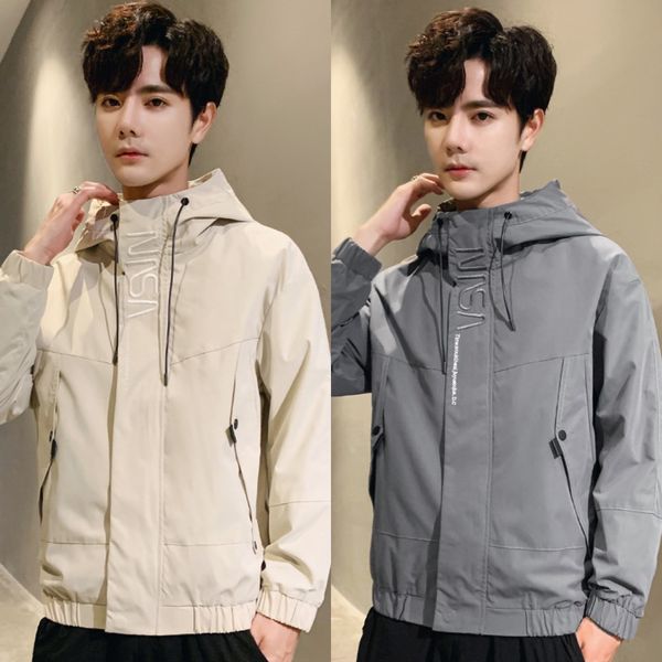 2020 new jacket men's spring and autumn men's korean style youth studentscasual hooded coat jacket coatlarge size coat fashion 0iq, Blue
2020 new jacket men's spring and autumn men's korean style youth studentscasual hooded coat jacket coatlarge size coat fashion 0iq, Blue