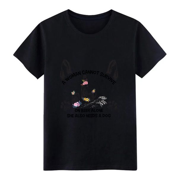 men's a woman cannot survive on beer alone she also needs a dog t shirt design 100% cotton crew neck letter cute shirt
men's a woman cannot survive on beer alone she also needs a dog t shirt design 100% cotton crew neck letter cute shirt