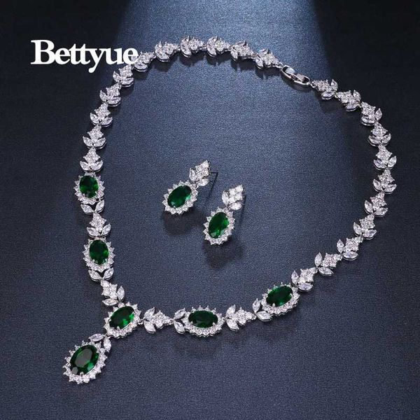 bettyue brand charm fashion luxury jewelry sets zircon green geometric florid bridal jewelry set for woman wedding gift, Silver
bettyue brand charm fashion luxury jewelry sets zircon green geometric florid bridal jewelry set for woman wedding gift, Silver