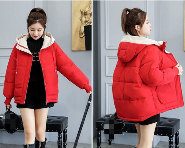 winter selling designer luxury down padded jacket 2021 short women american padded coat hooded new bread loose fashion jacket europ igem, Black
winter selling designer luxury down padded jacket 2021 short women american padded coat hooded new bread loose fashion jacket europ igem, Black