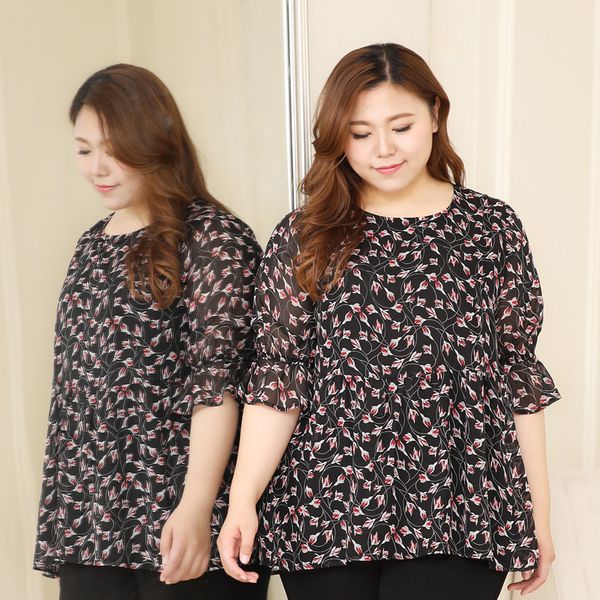women's blouses & shirts plus size 10xl 9xl 8xl-4xl floral print women chiffon blouse half sleeves o-neck casual for tunic blusas shir, White
women's blouses & shirts plus size 10xl 9xl 8xl-4xl floral print women chiffon blouse half sleeves o-neck casual for tunic blusas shir, White